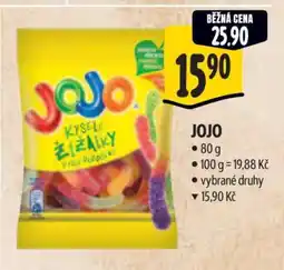 Albert Jojo kyselé žížalky nabídka