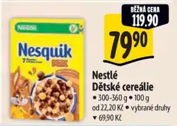 Albert Nestlé Dětské cereálie nabídka