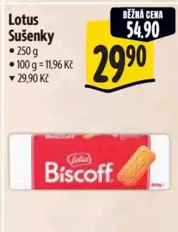 Albert Lotus sušenky nabídka