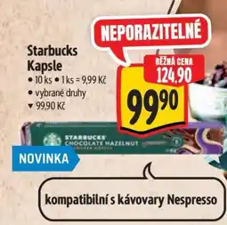 Albert Starbucks kapsle nabídka