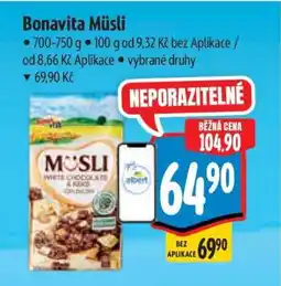 Albert Bonavita Müsli nabídka