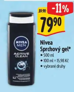 Albert Nivea sprchový gel nabídka