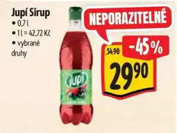 Albert Jupí sirup nabídka