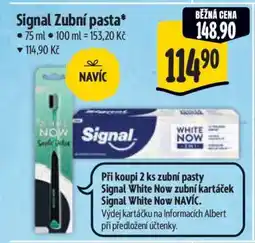 Albert Signal zubní pasta nabídka
