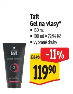 Albert Taft Gel na vlasy nabídka