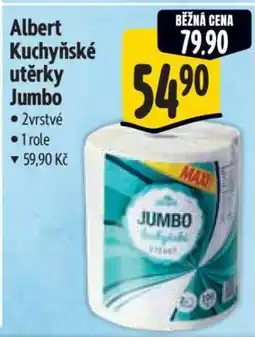 Albert Albert Kuchyňské utěrky jumbo nabídka
