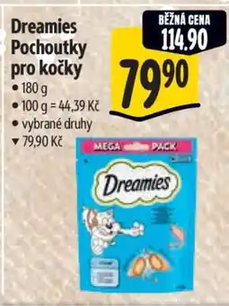 Albert Dreamies pochoutky pro kočky nabídka