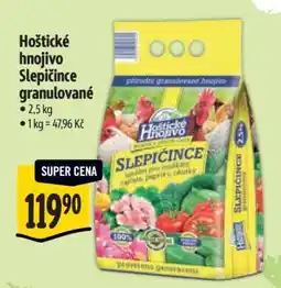 Albert Hoštické hnojivo Slepičince granulované nabídka