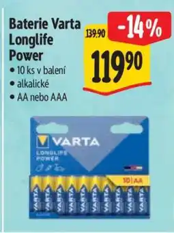 Albert Baterie Varta Longlife Power nabídka