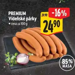 Albert PREMIUM Vídeňské párky nabídka