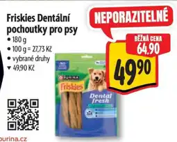 Albert Friskies Dentální pochoutky pro psy nabídka