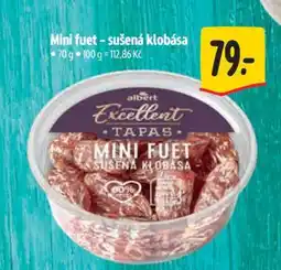 Albert Mini fuet - sušená klobása nabídka