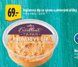 Albert Rajčatový dip se sýrem a piniovými oříšky nabídka