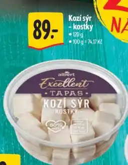 Albert Kozí sýr - kostky nabídka
