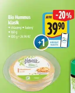 Albert Bio Hummus klasik nabídka