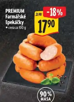 Albert PREMIUM Farmářské špekáčky nabídka