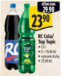 Albert RC Cola, Top Topic nabídka