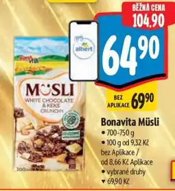 Albert Bonavita Müsli nabídka