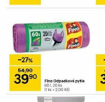 Tesco Fino odpadkové pytle nabídka