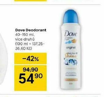 Tesco Dove deodorant nabídka