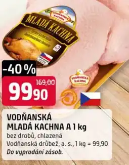 Trefa VODNANSKA KACHNA MLADÁ KACHNA A nabídka