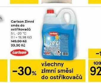 Tesco Carlson zimní směs do ostřikovačů nabídka