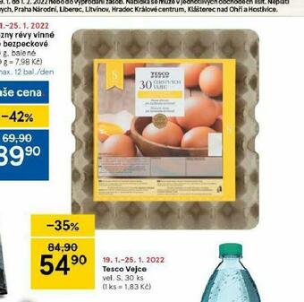 Tesco Tesco vejce s 30 ks nabídka