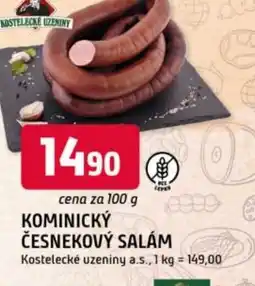 Trefa Kominický česnekový salám nabídka