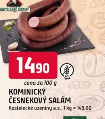 Kominický česnekový salám