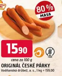 Trefa Originál české párky nabídka