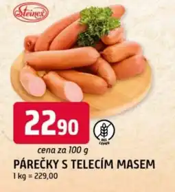 Trefa Párečky s telecím masem nabídka