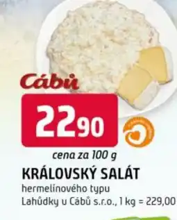 Trefa Královský salát nabídka