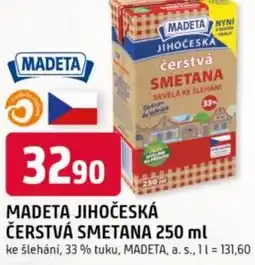 Trefa Madeta jihočeská čerstvá smetana nabídka