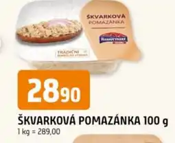 Trefa Škvarková pomazánka nabídka