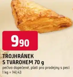 Trefa Trojhránek s tvarohem nabídka
