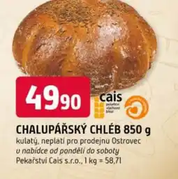 Trefa Chalupářský chléb nabídka