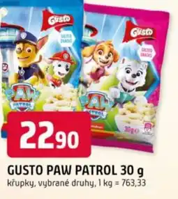 Trefa Gusto paw patrol nabídka