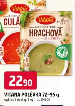 Trefa Vitana polévka nabídka
