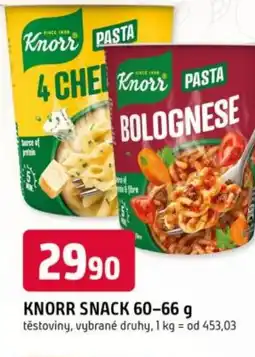 Trefa Knorr snack nabídka