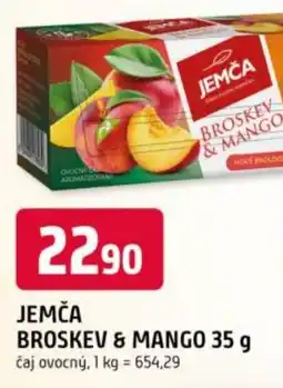 Trefa Jemča broskev & mango nabídka