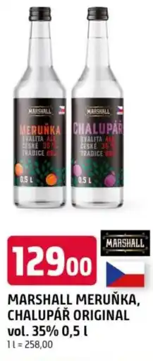 Trefa Marshall meruňka, chalupář original vol.35% nabídka