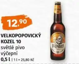 Trefa Velkopopovický kozel 10 nabídka