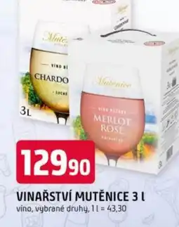 Trefa Vinařství mutěnice nabídka