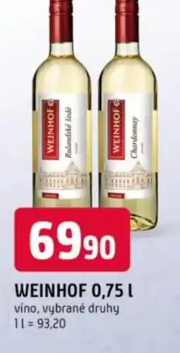 Trefa Weinhof nabídka