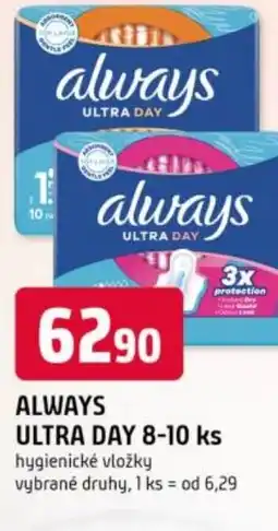 Trefa Always ultra day hygienické vložky nabídka