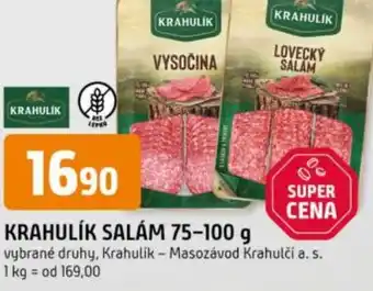 Trefa Krahulik salam nabídka