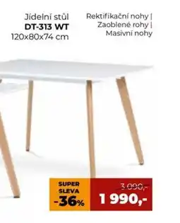 Jamall Jídelní stůl DT-313 WT nabídka