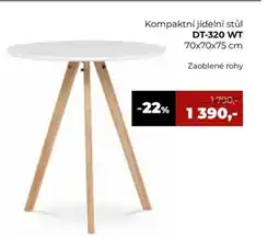 Jamall Kompaktní jídelní stůl DT-320 WT nabídka