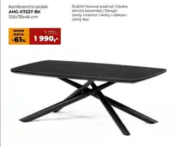 Jamall Konferenční stolek AHG-X7227 BK nabídka