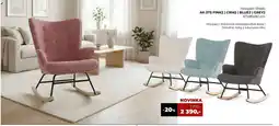Jamall Houpací křeslo AK-373 PINK2 | CRM2 | BLUE2 | GREY2 nabídka